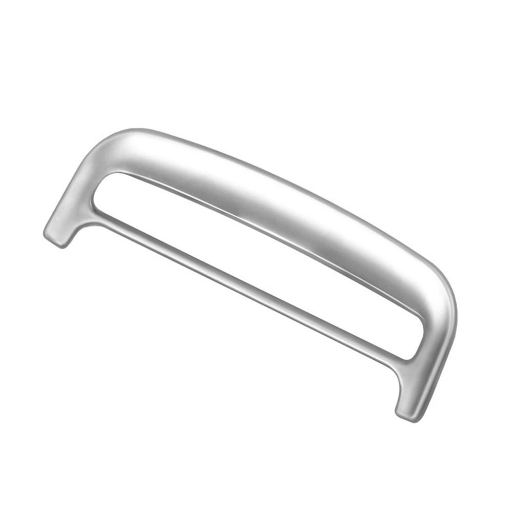 Auto Matt Silber Mittelkonsole Wasserbecherhalter Dekorationsabdeckung Trim 3871