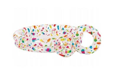 INTEX 59460 Aufblasbarer Pool + Ball und Schwimmring-Set