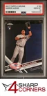 2017 TOPPS CHROME #169 AARON JUDGE RC YANKEES CATCHING PSA 10