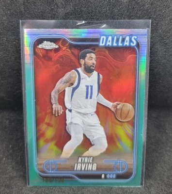 2025 TOPPS CHROME KYRIE IRVING  REFRACTOR /199 #117. MAVERICKS