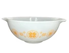 Vtg Pyrex Town & Country 2 1/2 Qt Nesting Mixing Cinderella Bowl 443 Snowflake