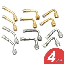 2x Tyre Valve Extension 90-Degree Adaptor Car Motorcycle Tire Stem Extender