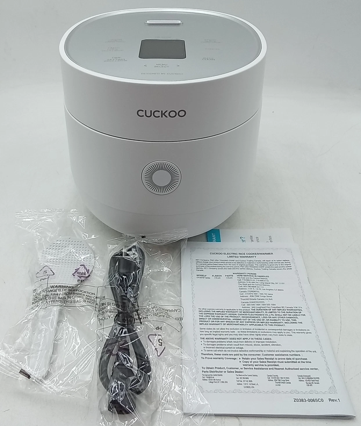 Cuckoo 6-Cup Micom Rice Cooker and Warmer White