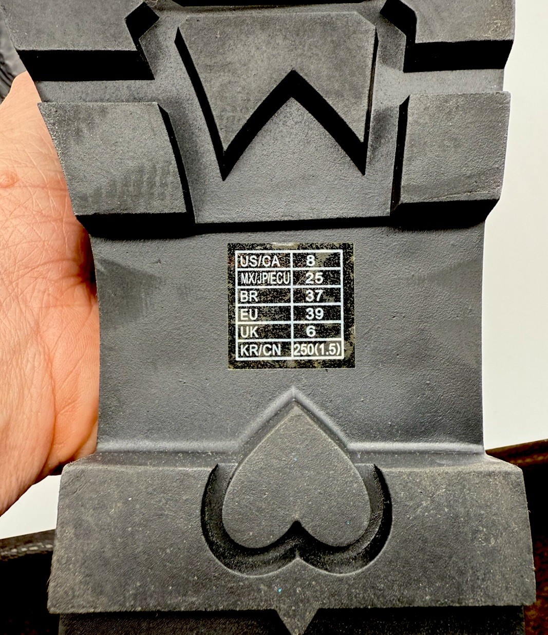 SAOLA Mocassini donna Forever21 grossi in ecopelle con plateau suola a strappo Y2k grunge 8M