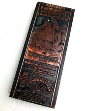 Vintage 1969 The Sidehackers Biker Movie Letterpress Printing Block MST3K Cut