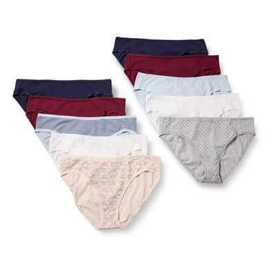Amazon Essentials Women's Cotton Bikini Brief Underwear (Available in Plus