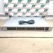 Ubiquity Networks UniFi US-48-500W 48-Port Network Switch PwrsOn w/PwrCrd -PARTS