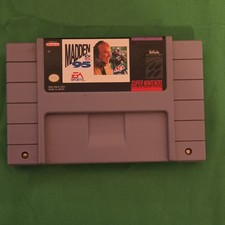 Madden 95 Super Nintendo SNES Authentic Tested Working