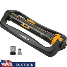 Turbo Oscillating Sprinkler 4,500 sq. ft Quick Connect Bundle 3-Way Adjustable