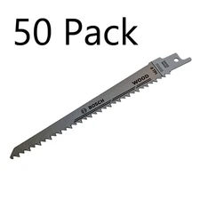 Bosch 50 Pack of Genuine OEM Replacement Recip Saw Blade # RW66B-50PK