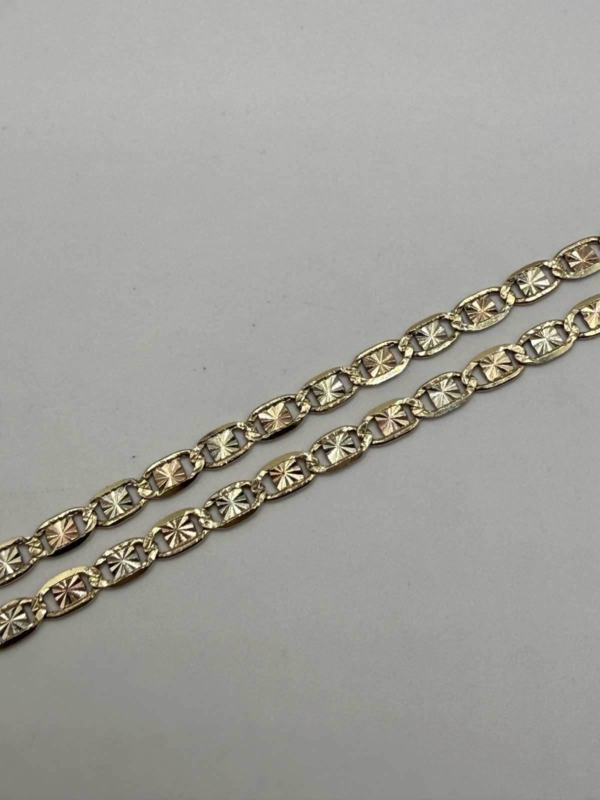 10k Yellow Gold Bracelet Diamond Cut  Bracelet 1.9mm 8 Inch Long thumbnail 7
