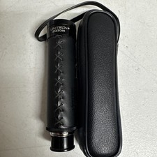 Vtg Unitron Pocket Telescope 25x30mm Black With Case