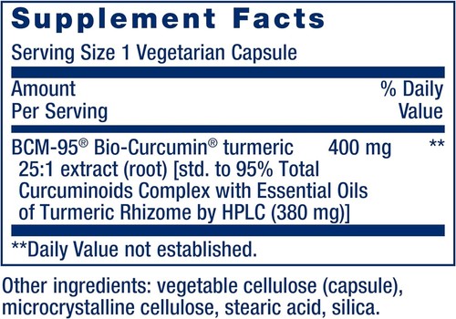 Life Extension Super Bio-Curcumin Kurkuma Extrakt - 60 vegetarische Kapseln - Bild 3 von 10