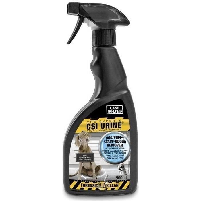 CSI URINE Spray 500ml Soin Nettoyant Supérieur pour Environnement Canin