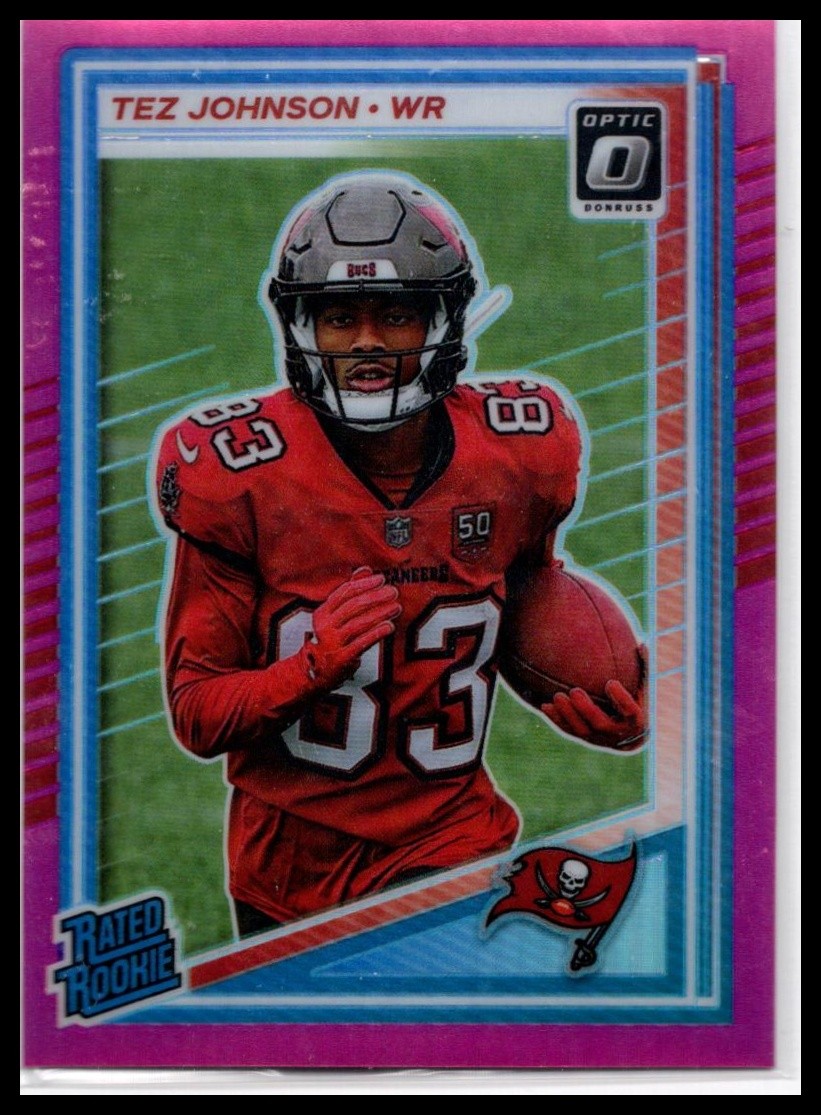 2025 Donruss Optic #231 Tez Johnson Pink