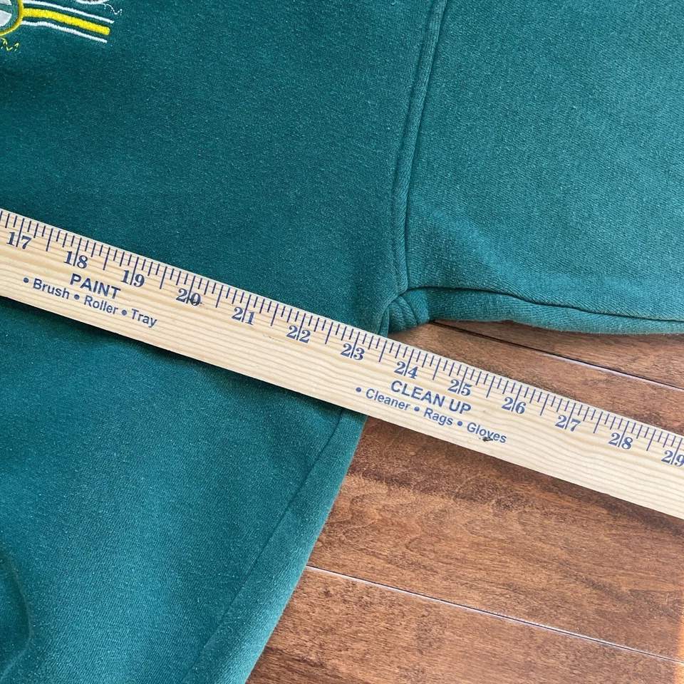 Sudadera Vintage Años 90 Green Bay Packers Majestuosa Verde Cuello Redondo Talla L Foto 4 de 4