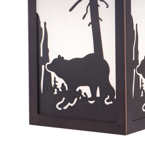 Vaxcel Lighting OW35083 Bozeman 1 Light Outdoor Wall Sconce - - Bronze - Picture 5 of 12