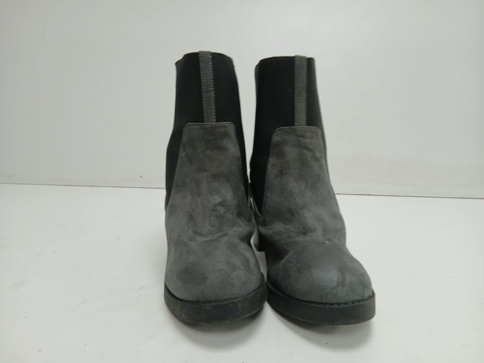 Atmosphere Ladies Grey Suede Ankle Pull On High Heel UK (5) EU (38) BOX 117 image 2