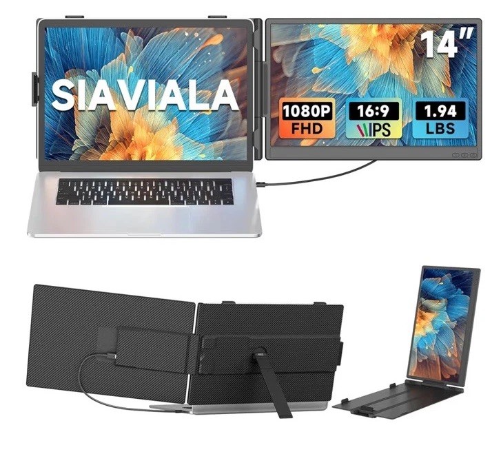 Écran PC portable 14' avec dalle IPS FHD et connexion Plug & Play directe