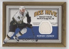 2006-07 Upper Deck Bee Hive Matted Materials Sergei Zubov #MM-SZ HOF d9r