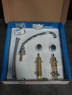 NEW Zurn Z831J1-XL AquaSpec Widespread Brass Faucet with 9-1/2in Spout Chrome 