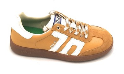 Back70 Ghost Fabric-Suede Turmeric Yellow Rubber Bottom Sneaker S