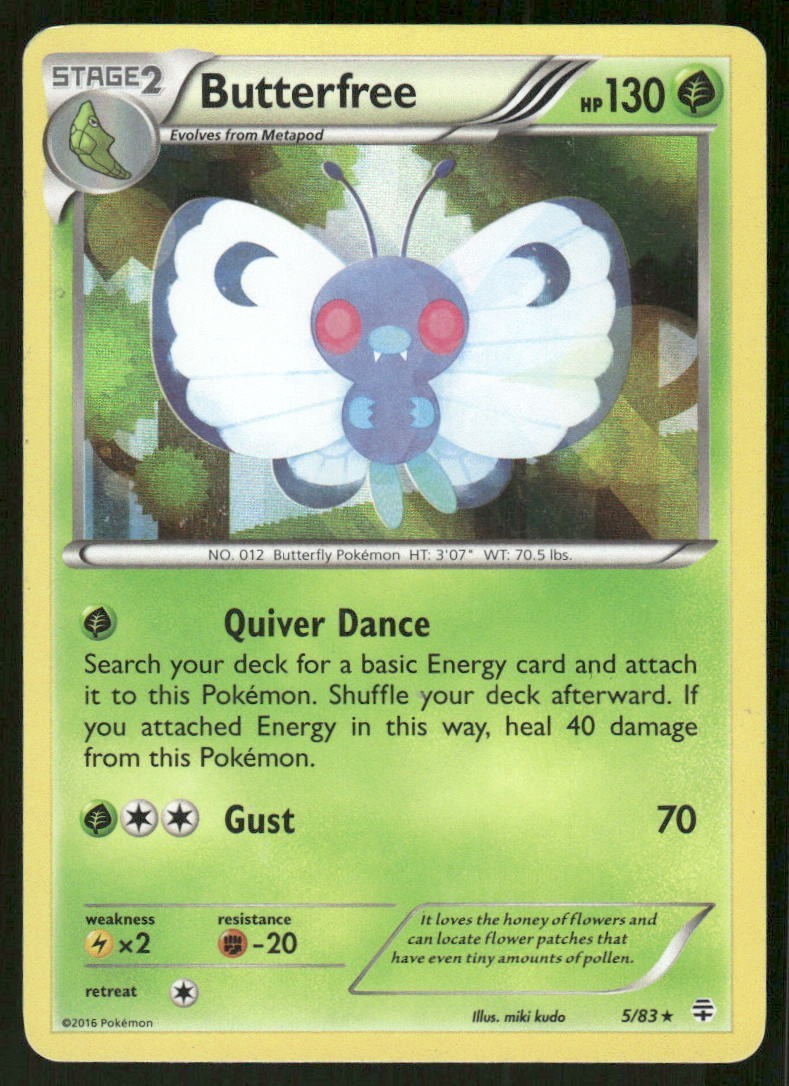 Pokemon Tcg Butterfree #5 Pokemon Generations LP