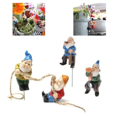 Tree Dwarf Model Mini Statue Elves Vivid Garden Lawn Patio Moss Landscape Layout