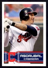 2014 Topps Stickers Asdrubal Cabrera Cleveland Indians #58