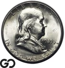 1949-S Franklin Half Dollar, Frosty Choice BU++ Better Date
