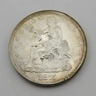 1875-S Trade Dollar with Nice Chop Marks - Details  - Item# 343