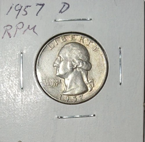 1957-D Washington Quarter  Au/Bu As Shown