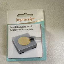 ImpressArt Stamping Block SC22-Small 2 X 2 Inch Jeweler  s Bench Stamp FAST SHIP