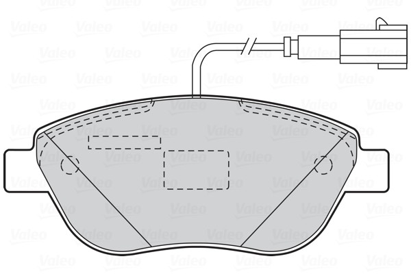 Plaquettes de frein VALEO 301050 pour sécuriser les trajets en VAUXHALL COMBO Mk III C