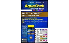 AQUACHEK Select® Connect 7-In-1 Test Strip and App Kit 50 Count 541604APP