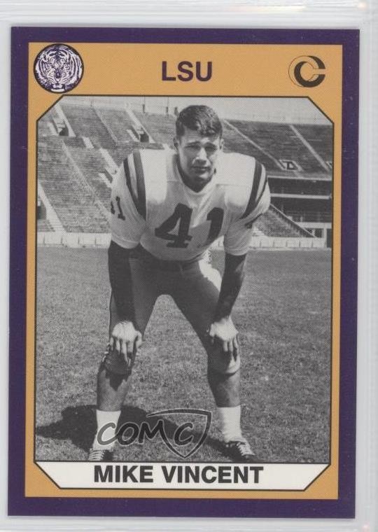 1990 Collegiate Collection LSU Tigers Mike Vincent #139 0s5