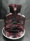 Vintage Purple Amethyst BLENKO Glass Double Spout Water Juice Pitcher W/ Sticker