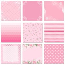 Saypacck 9 Pcs Aesthetic Sticky Notes Cute Pastel 2.99 x inches, Pink