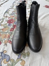Thursday Boot Company Duchess Chelsea Boots Womens Size 8 Black Leather Ankle