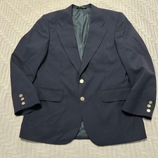 Vintage Burberry navy two button blazer size 40R