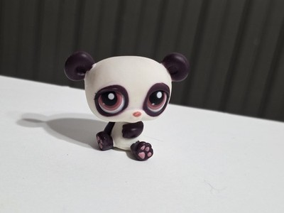 Littlest Pet Shop~#387~Panda~White Brown~Pink Eyes~Around The World