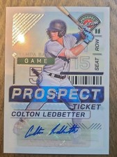 2024 Panini Prospect Edition - Colton Ledbetter #134 Holo Signatures (AU, RC)