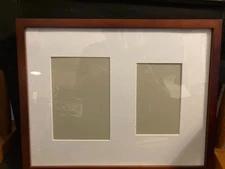 Keepsake Frame Kit -white acid free mat for 2 photos