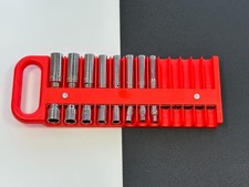 MAC Tools USA 16pc 1/4” Drive SAE 1/4-9/16” Deep & Shallow Socket Set w/ Holder