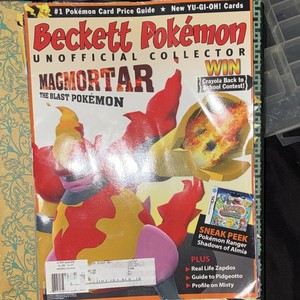 Beckett Pokémon Magazine Price Guide 2007 Magmortar Cover Illustrated