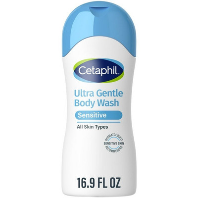 Cetaphil Ultra Gentle Body Wash Fragrance Free Sensitive Skin 16.9 fl oz