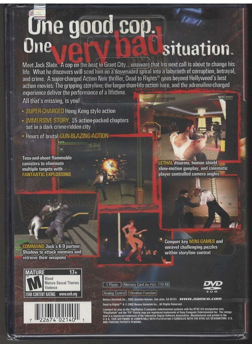 Dead to Rights (Sony PlayStation 2, 2002) for sale online | eBay
