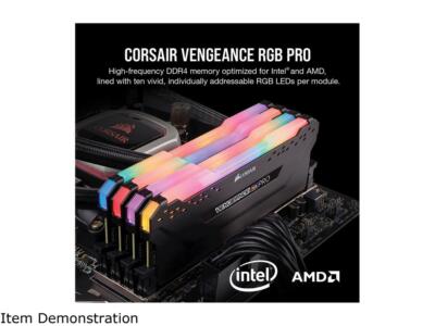 Corsair Vengeance RGB Pro 32GB (2x16GB) PC4-25600 (DDR4-3200
