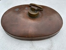 Wärmflasche aus Kupfer, antik