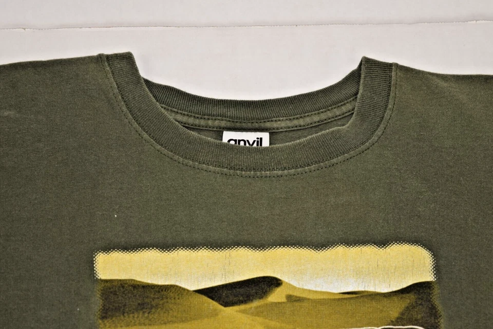 Camiseta De Colección Yunque Talla XL 2003 Verde Militar Operación Hummer Libertad Iraquí Foto 3 de 4
